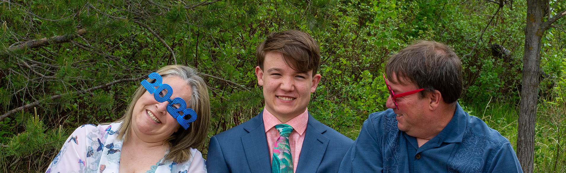 The photo freezes this moment of joy and lightheartedness for all to enjoy during grad photos