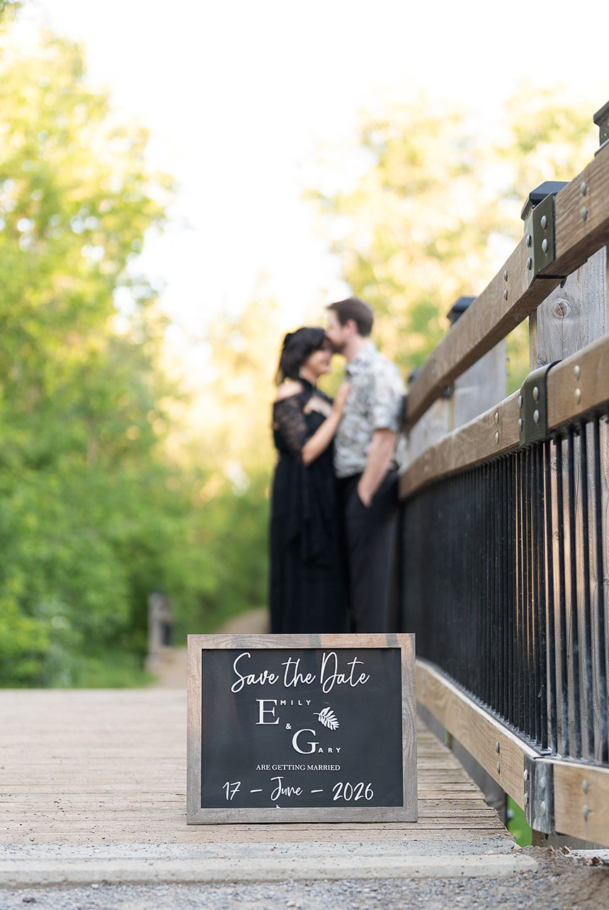 save-the-date-engagement-mill-creek-bridge-edmonton